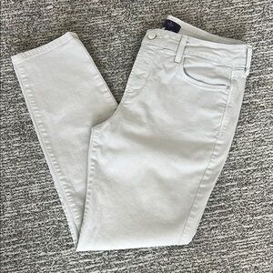 NYDJ Women's Light Gray Clarissa Ankle Jeans - Size 8
